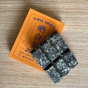 White Peony Tea - Compressed and Pre-divided